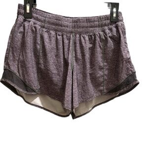Lululemon Athletica Purple Heathered Athletic Shorts